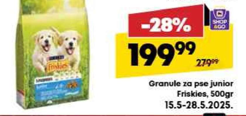 Granule za pse junior Friskies, 500gr