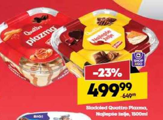 Sladoled Quattro Plazma