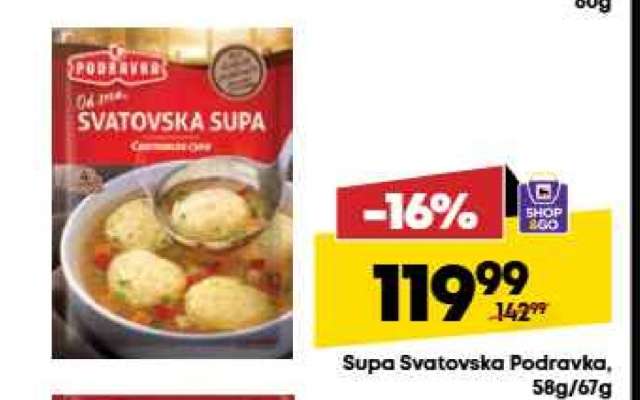 Supa Svatovska Podravka, 58g/67g