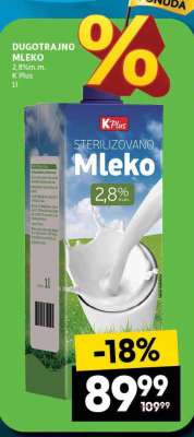 DUGOTRAJNO MLEKO
