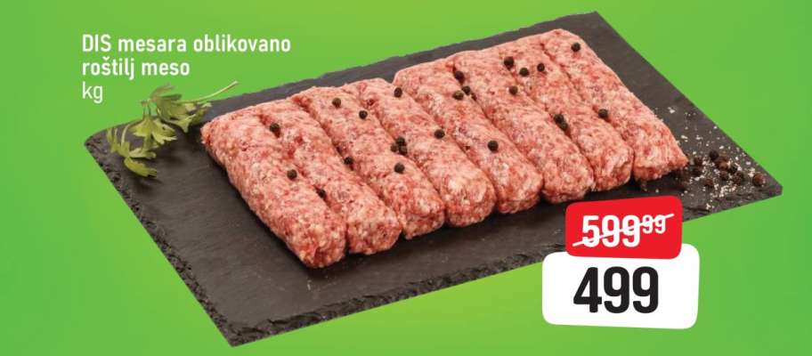 DIS mesara oblikovano roštilj meso