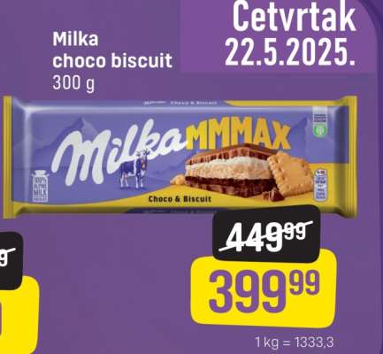 Milka choco biscuit