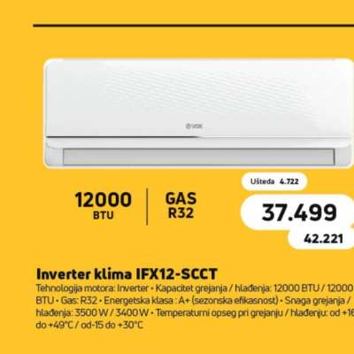 Inverter klima IFX12-SCCT