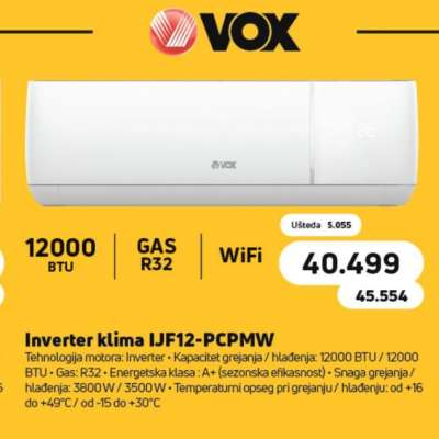 Inverter klima IJF12-PCPMW