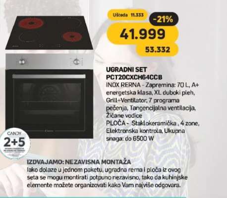 UGRADNI SET PCT20CXCH64CCB