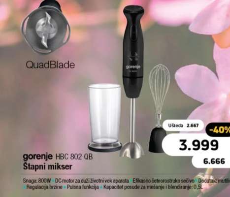 gorenje HBC 802 QB