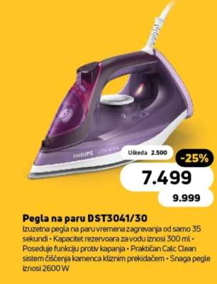 Pegla na paru DST3041/30