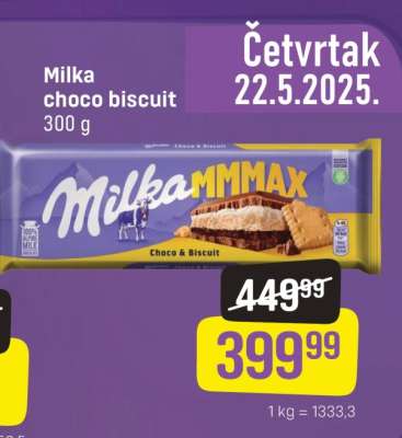 Milka choco biscuit