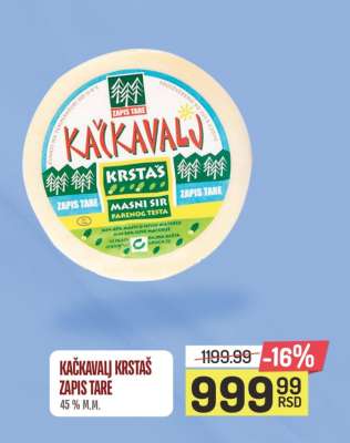 Kačkavalj Krstaš Zapis Tare