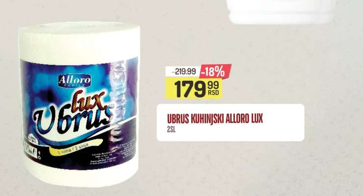 Ubrus kuhinjski Alloro lux