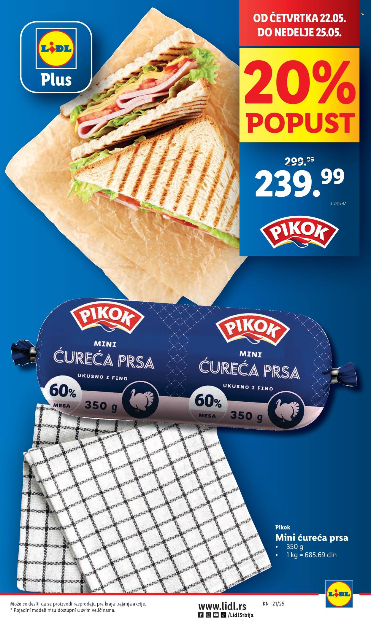 Lidl katalog - 22.05.2025 - 28.05.2025. Stranica 1
