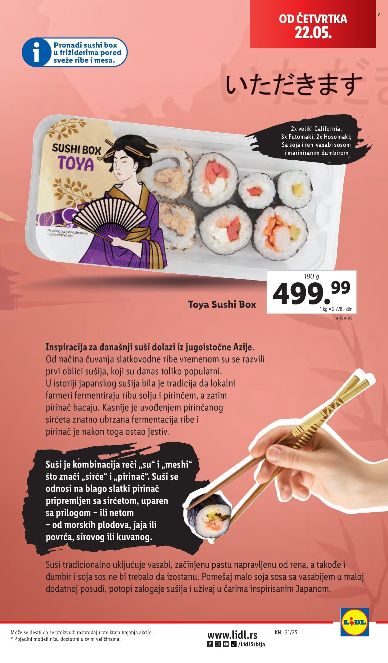 Lidl katalog - 22.05.2025 - 28.05.2025. Stranica 1