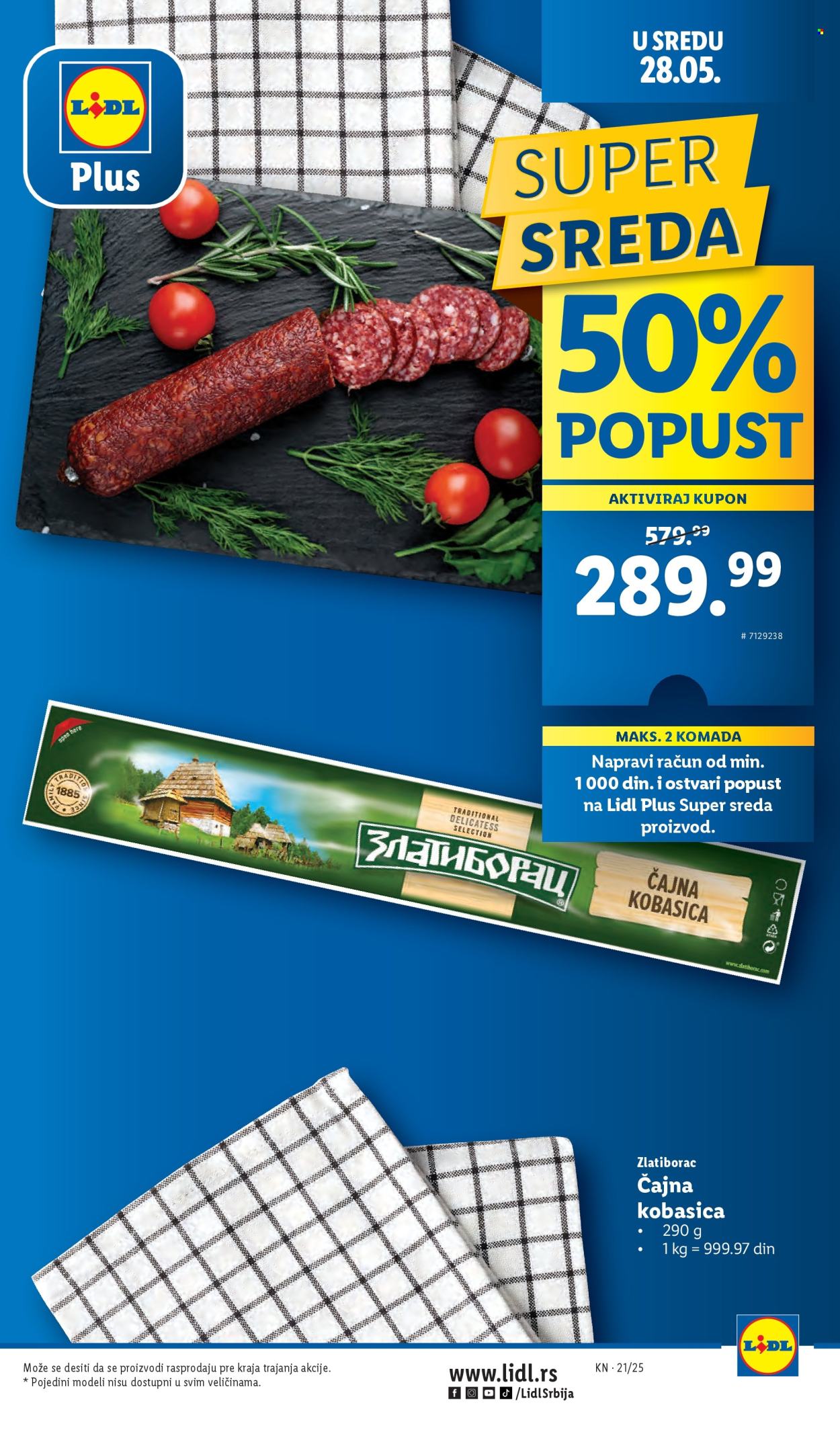 Lidl katalog - 22.05.2025 - 28.05.2025. Stranica 1
