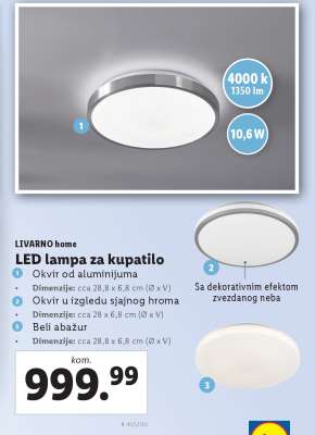 LED lampa za kupatilo