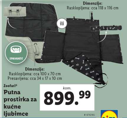 Zoofari® Putna prostirka za kućne ljubimce
