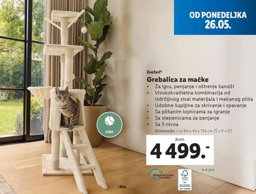 Zoofari® Grebalica za mačke