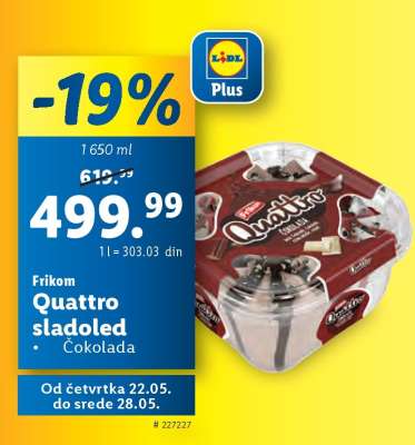Frikom Quattro sladoled