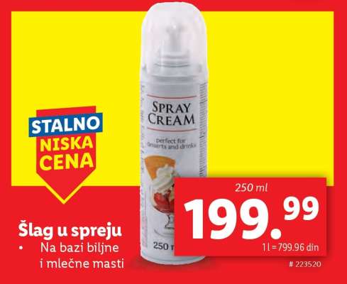 Spray Cream