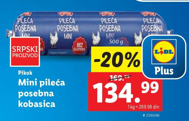 Pikok Mini pileća posebna kobasica
