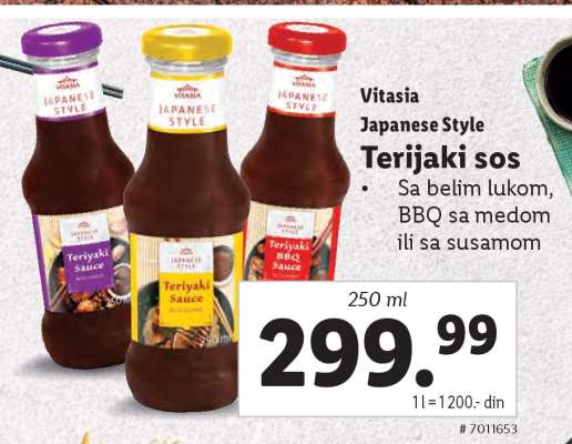 Vitasia Japanese Style Terijaki sos