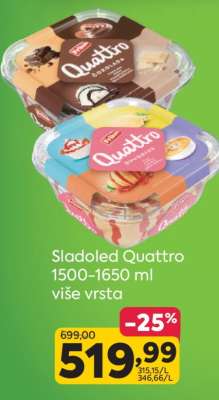 Sladoled Quattro