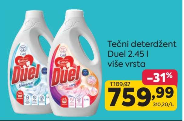 Tečni deterdžent Duel 2.45 l