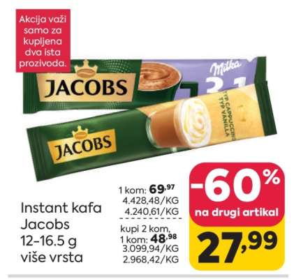 Instant kafa Jacobs