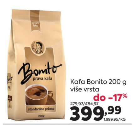 Kafa Bonito 200 g više vrsta