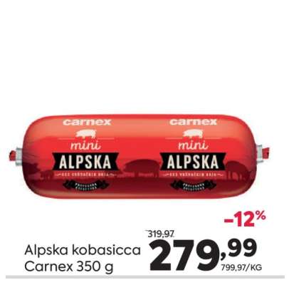 Alpska kobasicca Carnex 350 g