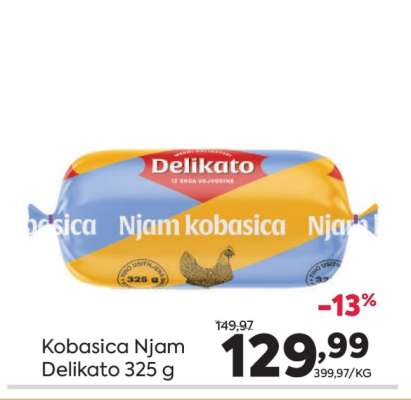 Kobasica Njam Delikato 325 g