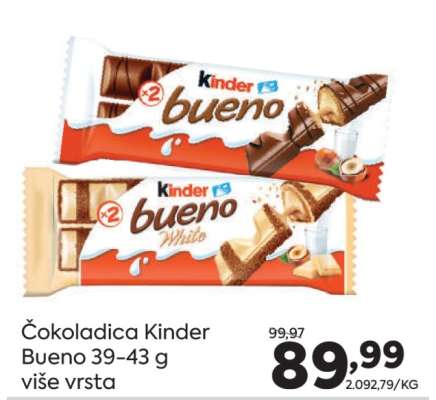 Čokoladica Kinder Bueno