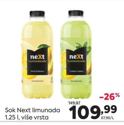 Sok Next limunada
