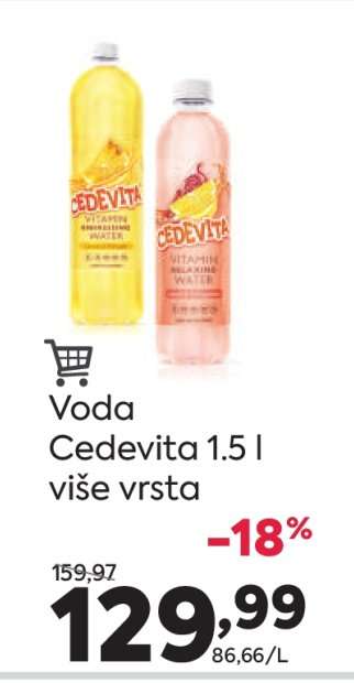 Voda Cedevita 1.5 l više vrsta