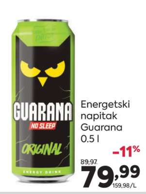 Energetski napitak Guarana 0.5 l