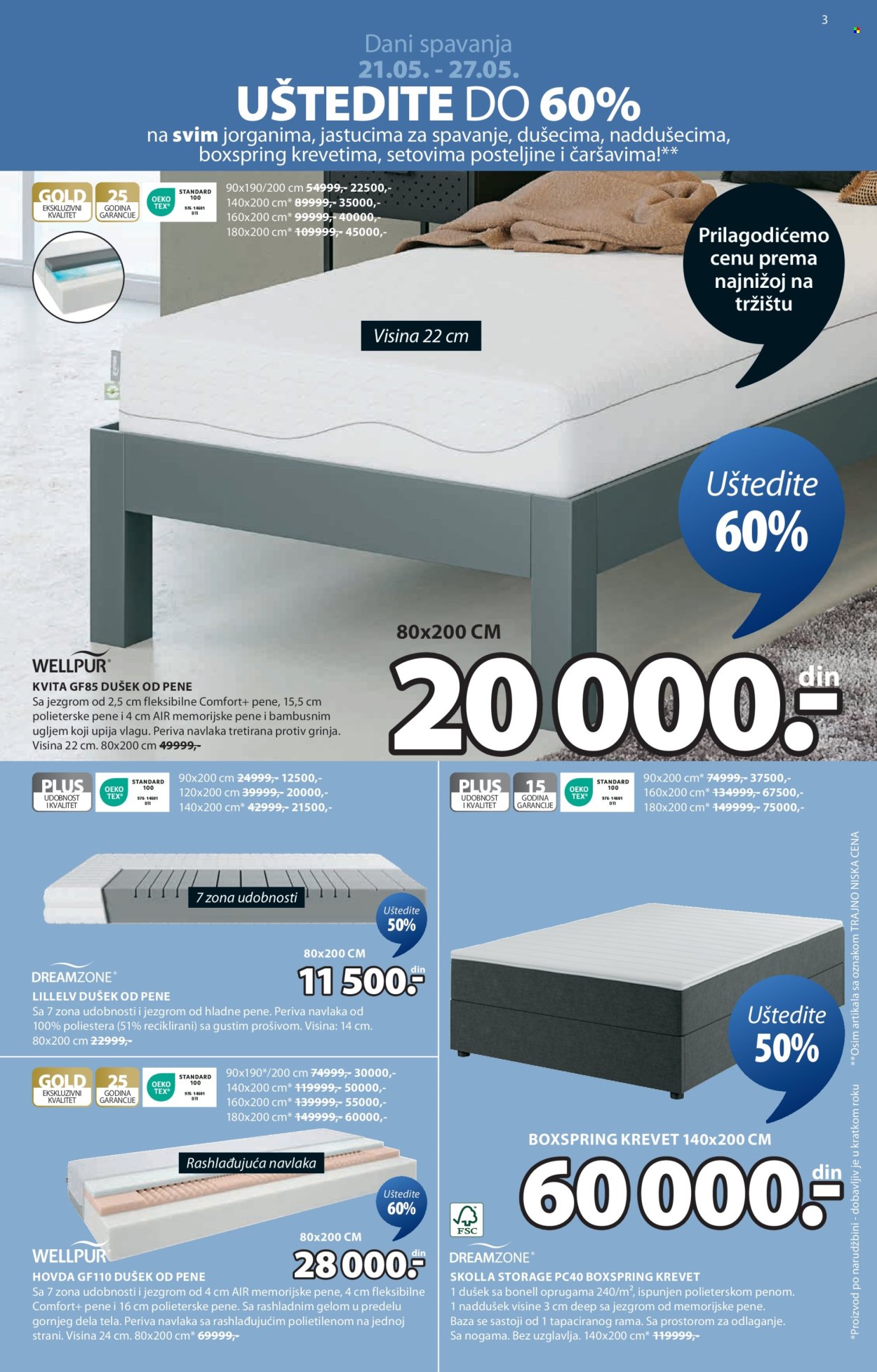 JYSK katalog - 21.05.2025 - 03.06.2025. Stranica 1