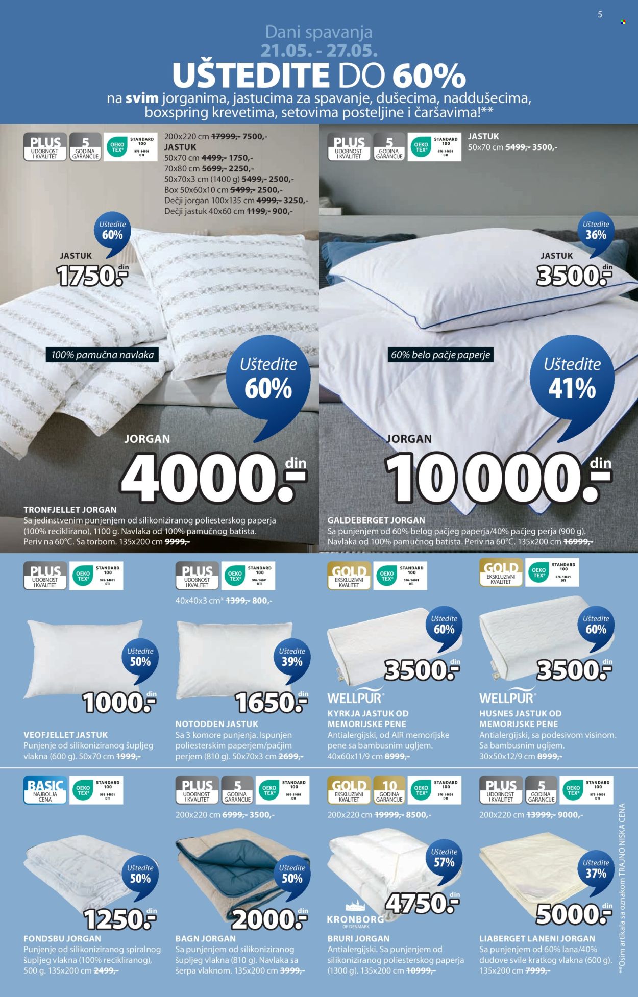 JYSK katalog - 21.05.2025 - 03.06.2025. Stranica 1
