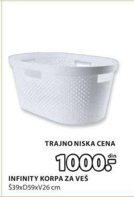 INFINITY KORPA ZA VEŠ