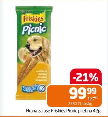 Hrana za pse Friskies picnic piletina 42g