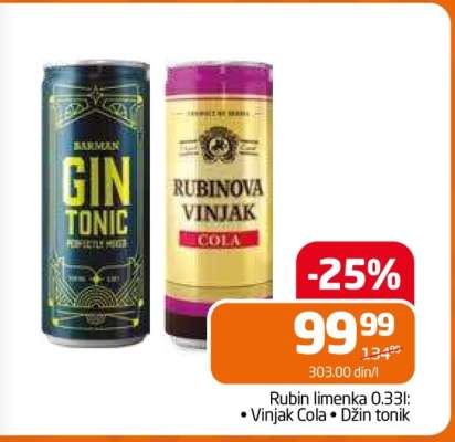Rubin limenka 0.33l