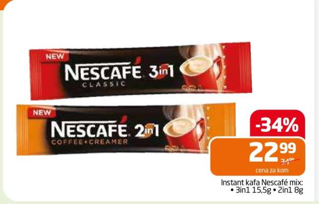 Instant kafa Nescafé mix
