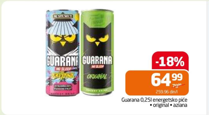 Guarana 0,25l energetsko piće