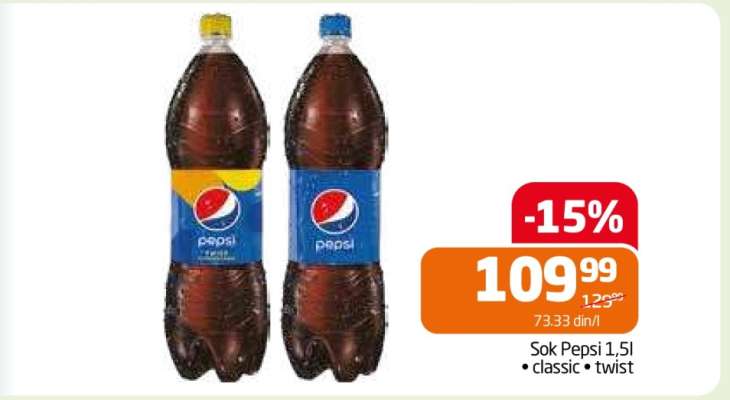 Sok Pepsi 1,5l