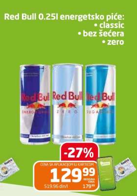 Red Bull 0.25l energetsko piće