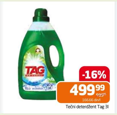 Tečni deterdžent Tag 3l