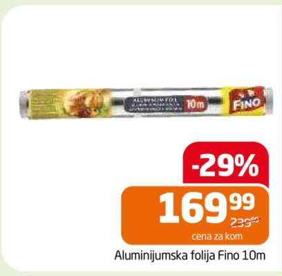 Aluminijumska folija Fino 10m