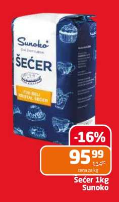 Šećer 1kg Sunoko