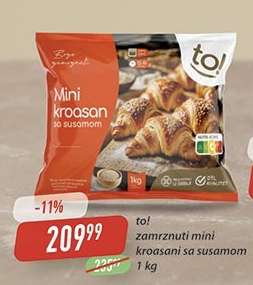 to! zamrznuti mini kroasani sa susamom