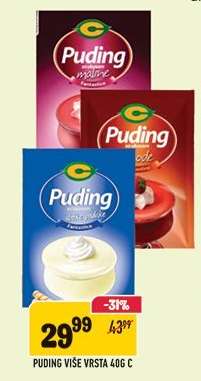 Puding više vrsta 40g