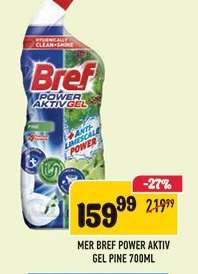 MER BREF POWER AKTIV GEL PINE 700ML