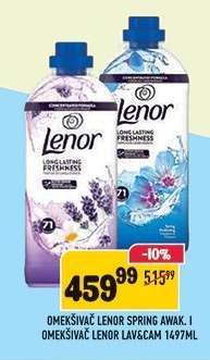 Omekšivač Lenor Spring Awak. i Omekšivač Lenor Lav&Cam 1497ml
